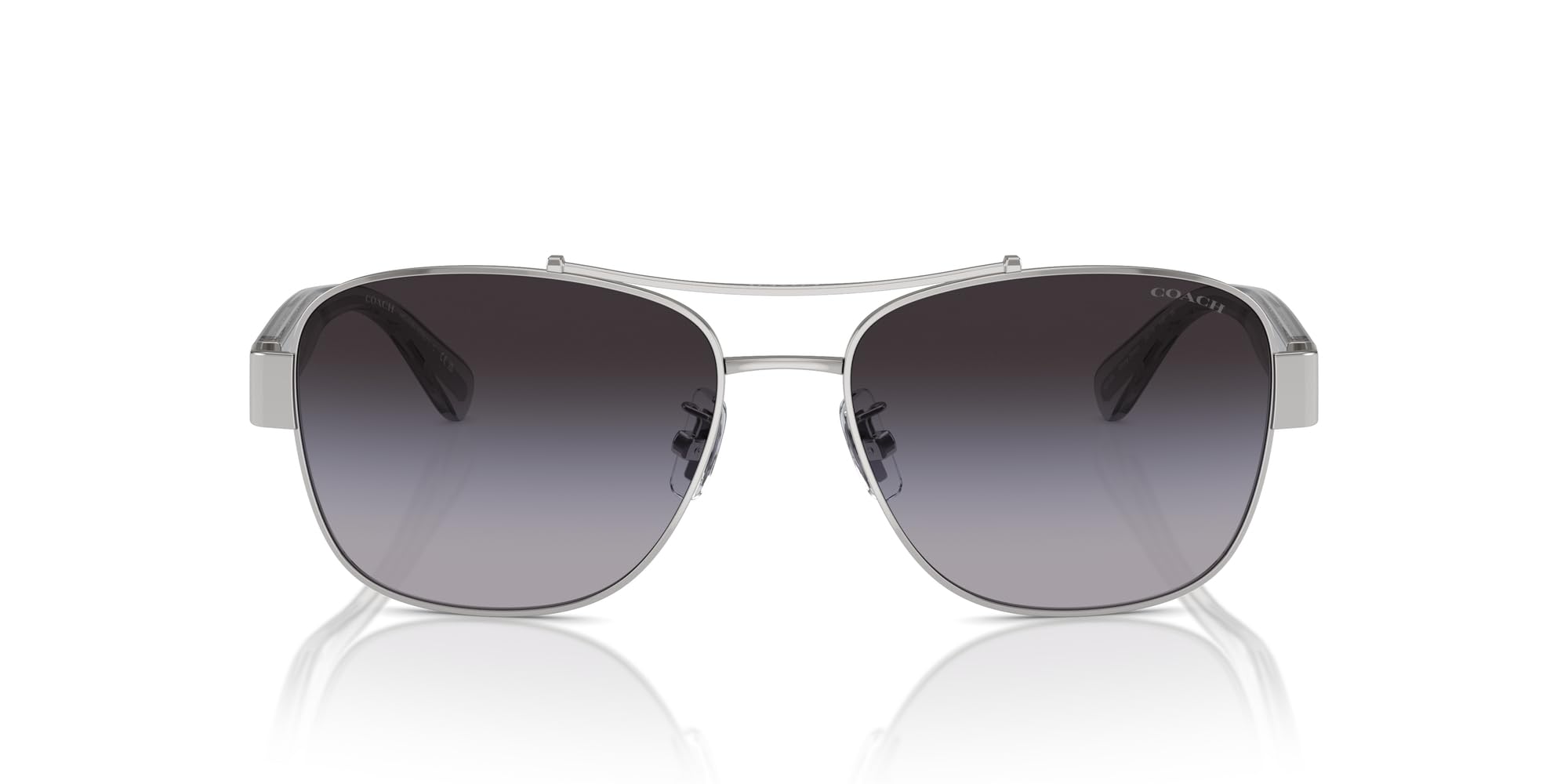 Coach HC7161 Aviator Sunglasses for Women - Polarized UV Protection - Fashionable Retro Pilot Shades for Driving, Beach & Outdoor Activities
