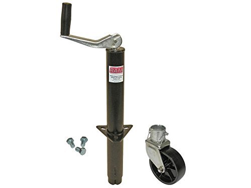RAM A-Frame Trailer Jack with Wheel & Mounting Hardware - Heavy Duty Stabilizer for RV, Boat, and Utility Trailers