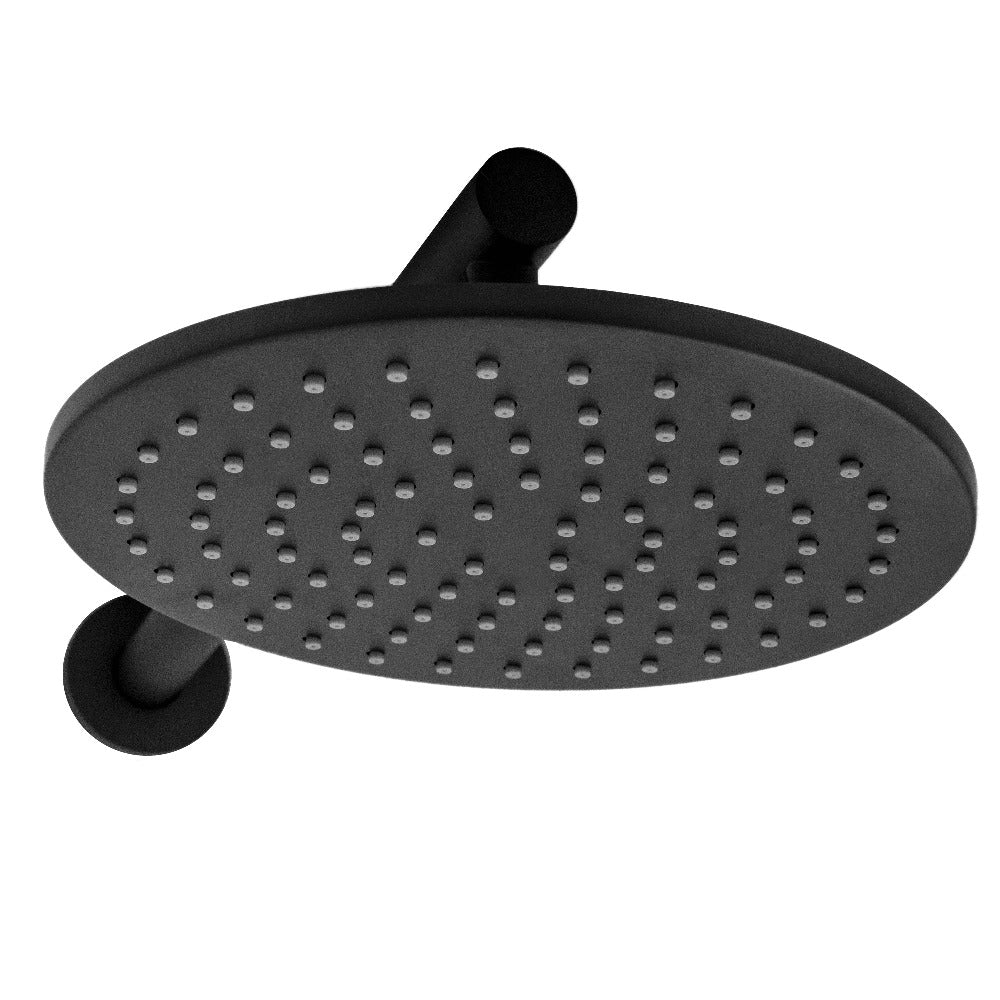ZLINE El Dorado Rainfall Shower Faucet in Matte Black - High Pressure Luxury Showerhead for Modern Bathroom, Spa & Master Suite (ELD SHF MB)
