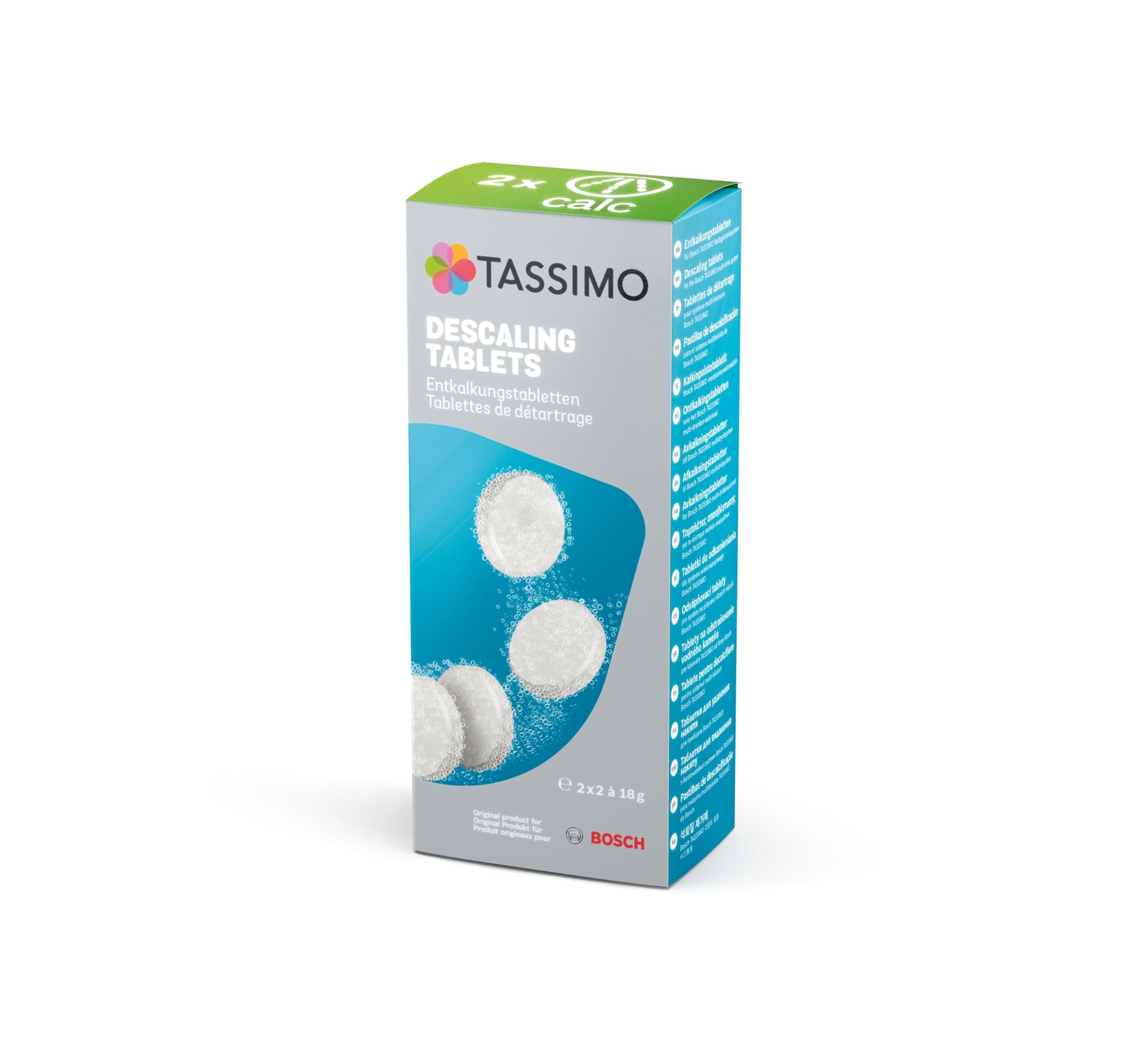 Bosch Tassimo Coffee Machine & Espresso Maker Descaling Tablets - 6 Pack | Fast Cleaning & Maintenance for Tassimo Brewers | Perfect for Home & Office Use