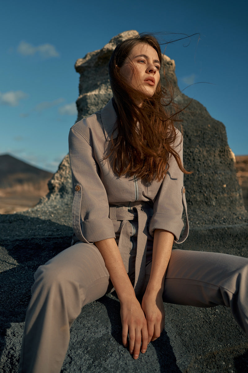 Egyptian Style Straight Leg Jumpsuit for Women - Casual Chic One Piece Romper with Pockets | Perfect for Summer Outfits, Beach Vacations & Streetwear Fashion
