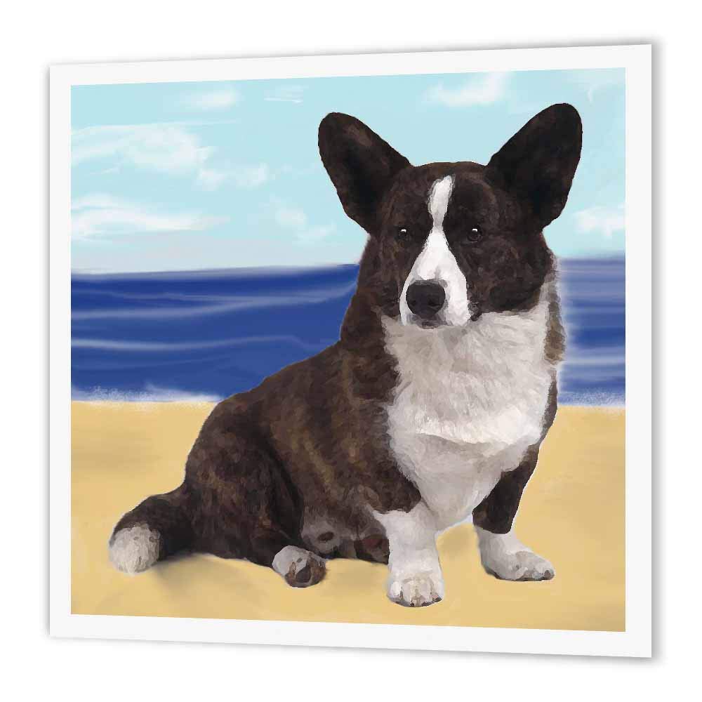 3D Rose HT-4161-3 Cardigan Welsh Corgi Iron-On Heat Transfer for White Fabric - 10