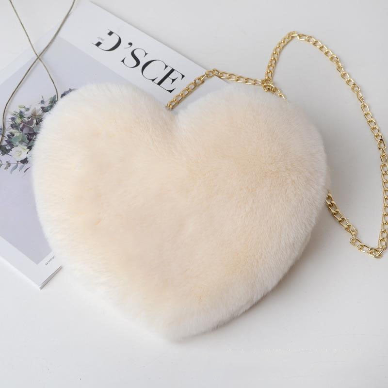 Stylish Women's Cute Kawaii Faux Fur Crossbody Bag - Trendy Animal Print Shoulder Purse for Casual Outings, Date Nights & Shopping