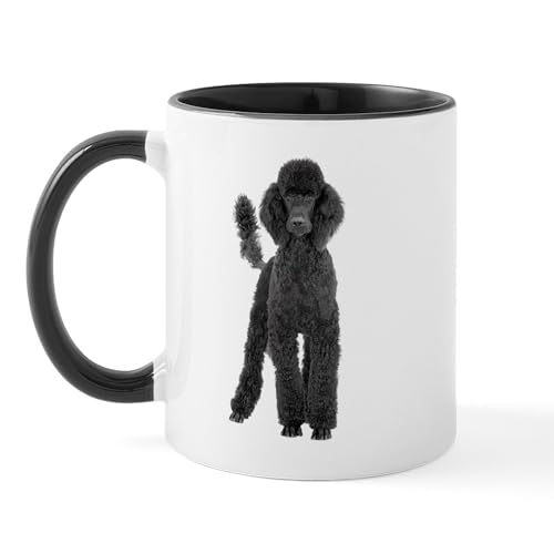 White/Black Inside - Poodle Picture Mug