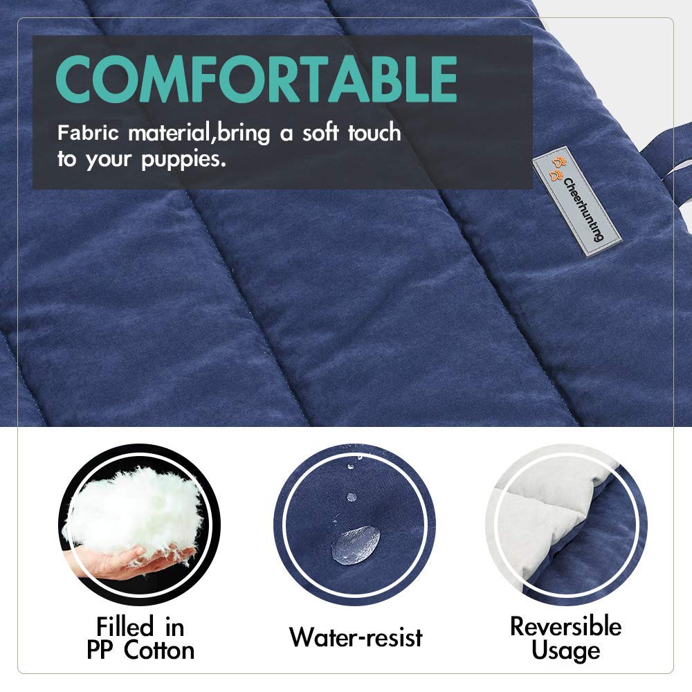 **Waterproof Outdoor Dog Bed - Large, Durable & Washable Pet Mat for Camping, Travel & Home Use**    **SEO优化说明**：   1. 核心关键词前置（