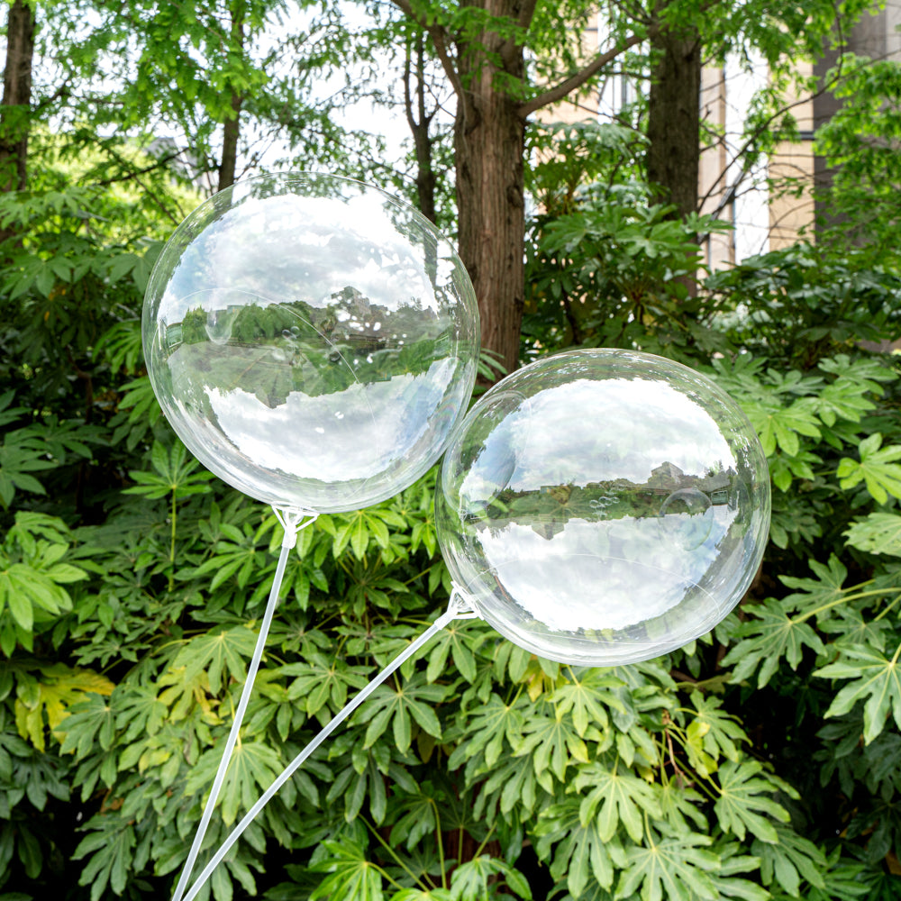 Clear Bobo Balloons 24-Pack - 10 Count Box for Party Decorations, Birthday Celebrations & Baby Showers