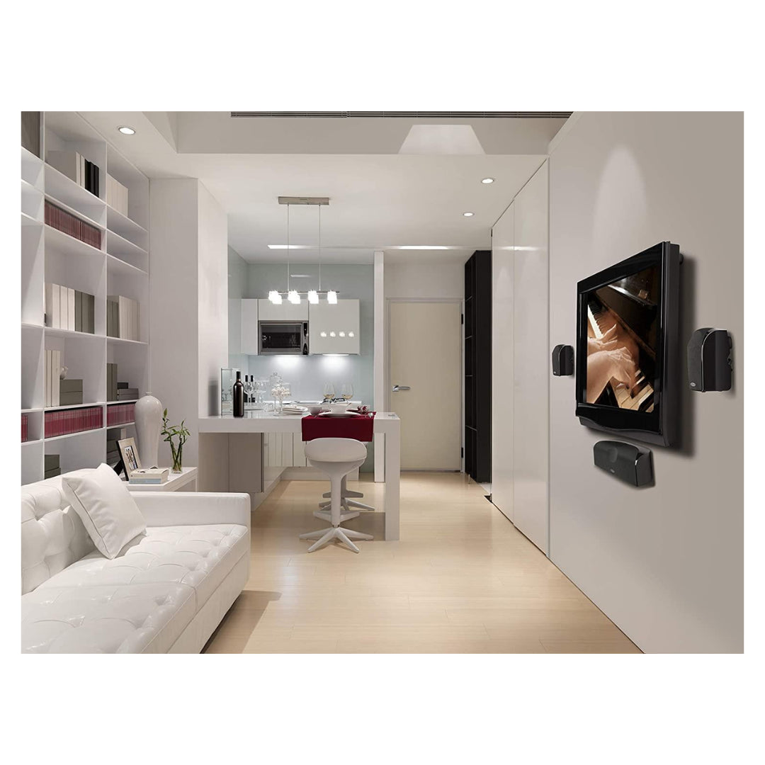 Polk Audio Blackstone TL1 Compact Satellite Speaker - High-Quality Sound for Home Theater & Surround Sound Systems | Perfect for Movies, Music & Gaming
