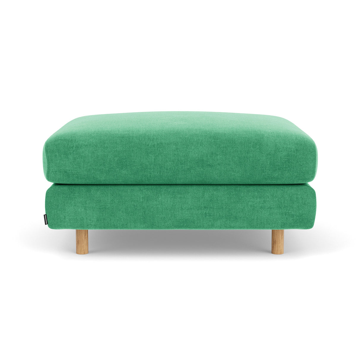 Dylan Fabric Ottoman - Soft and Stylish Footrest, Storage Bench, Living Room Accent Piece - Perfect for Small Spaces, Bedroom, or Lounge Area