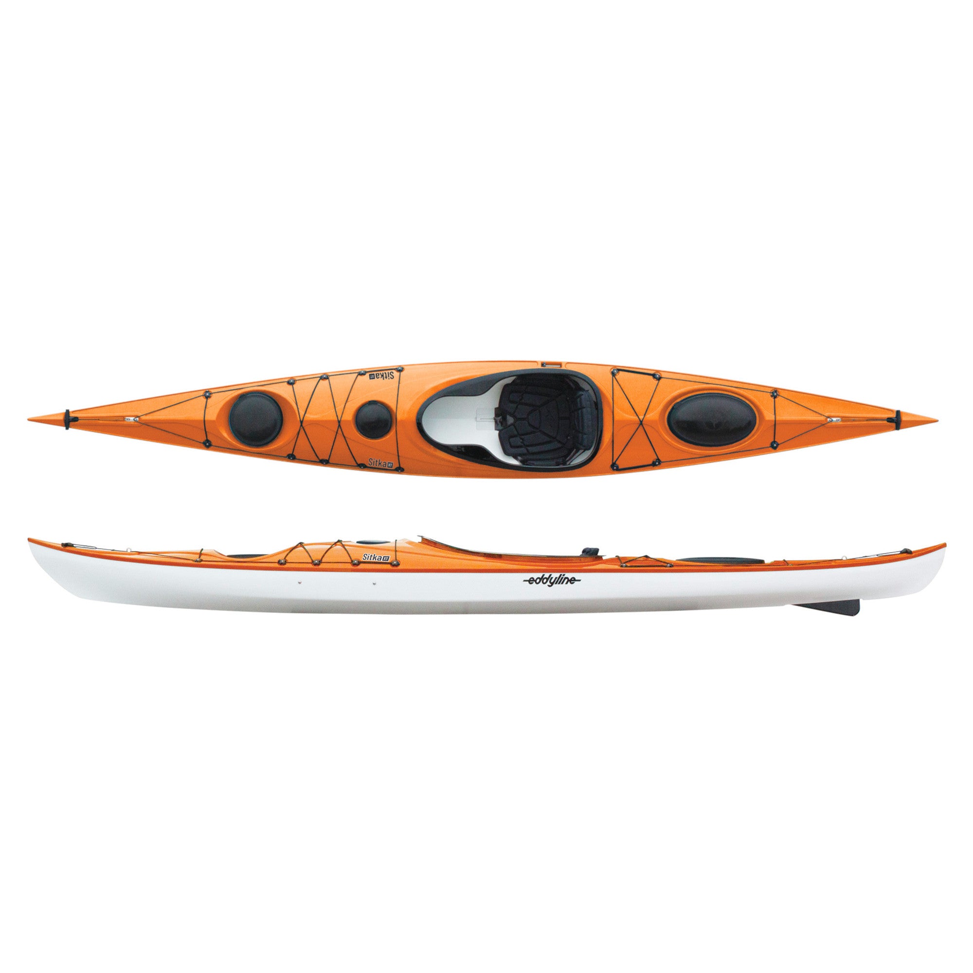 Eddyline Sitka XT Kayak - Lightweight & Durable Touring Kayak for Lakes & Rivers | Perfect for Fishing, Camping & Outdoor Adventures