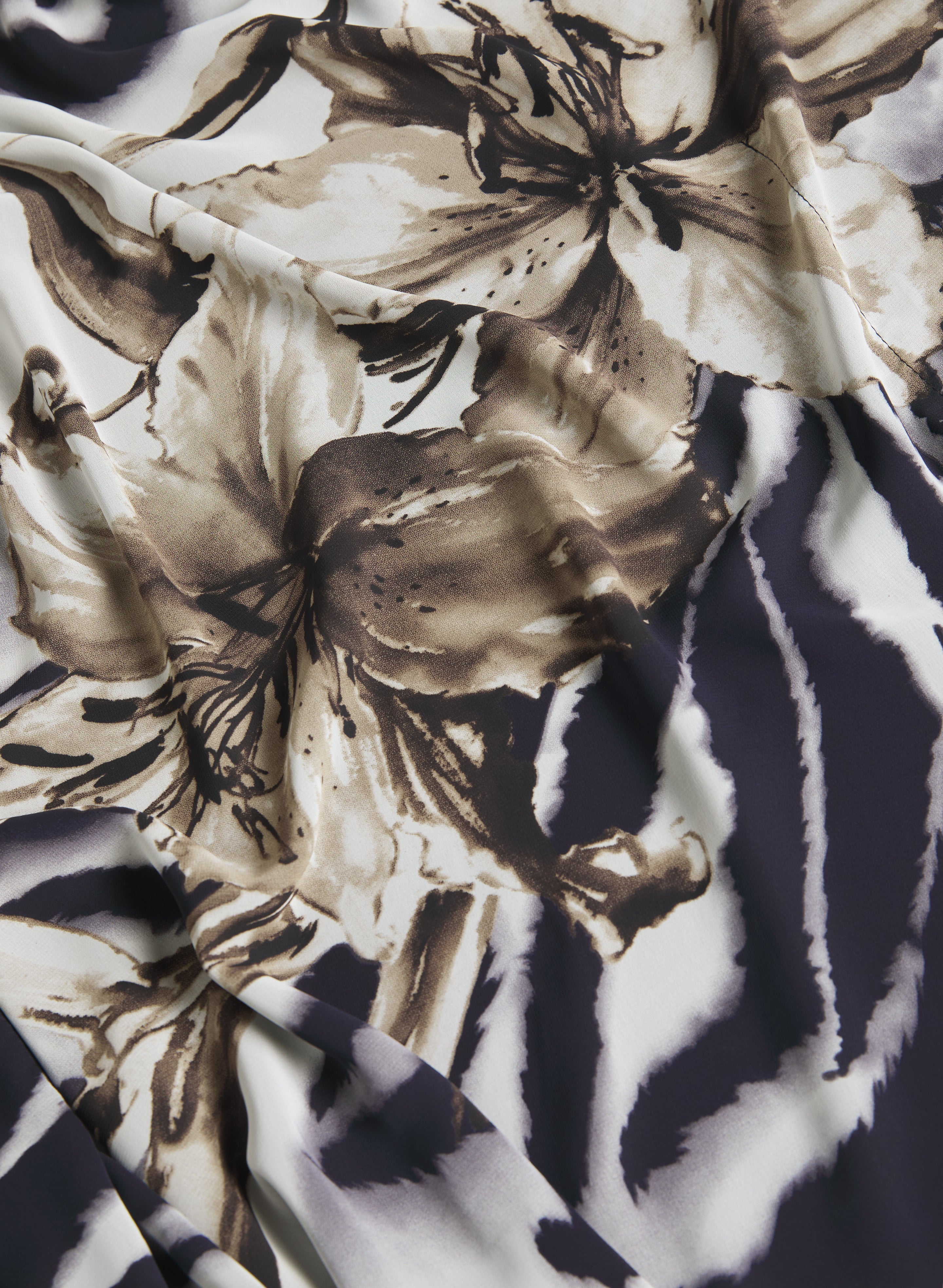 Floral Print Front Blouse for Women - Elegant Flowy Top for Spring & Summer - Perfect for Office, Date Night & Casual Outings