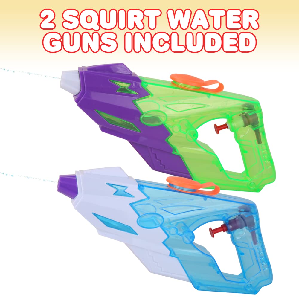 ArtCreativity Water Blasters - 2 Pack Kids Water Guns for Pool & Beach Fun