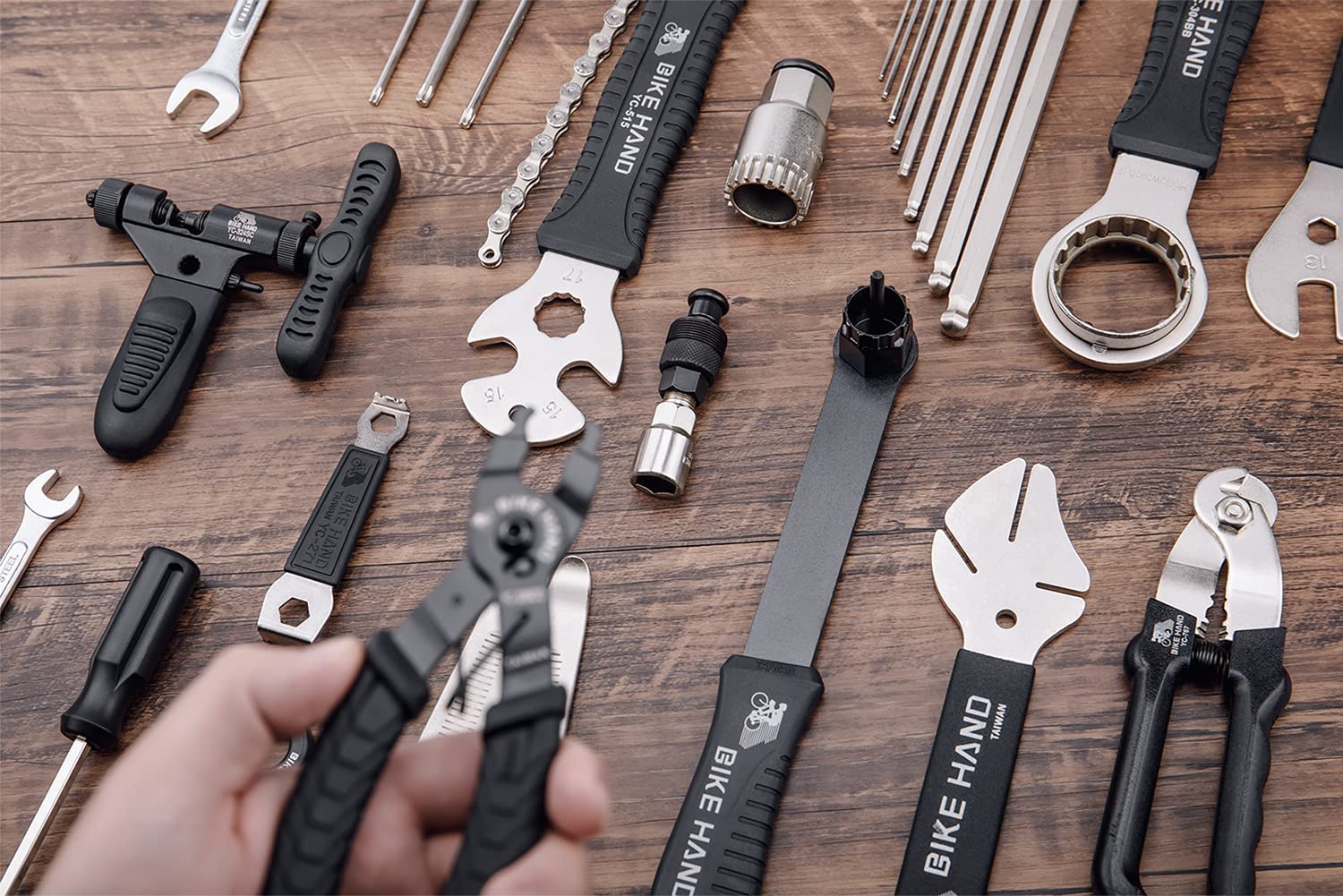 34-Piece Bike Repair Tool Kit - Professional Bicycle Maintenance Set for Road & Mountain Bikes with Portable Tool Box | Perfect for Home Repairs, Cycling Trips & Emergency Fixes