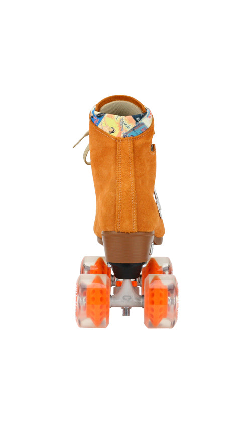 Moxi Lolly Roller Skates - Premium Quad Skates for Women & Girls, Clementine Orange Color - Perfect for Outdoor Skating, Rink, Park & Fitness Rollerblading