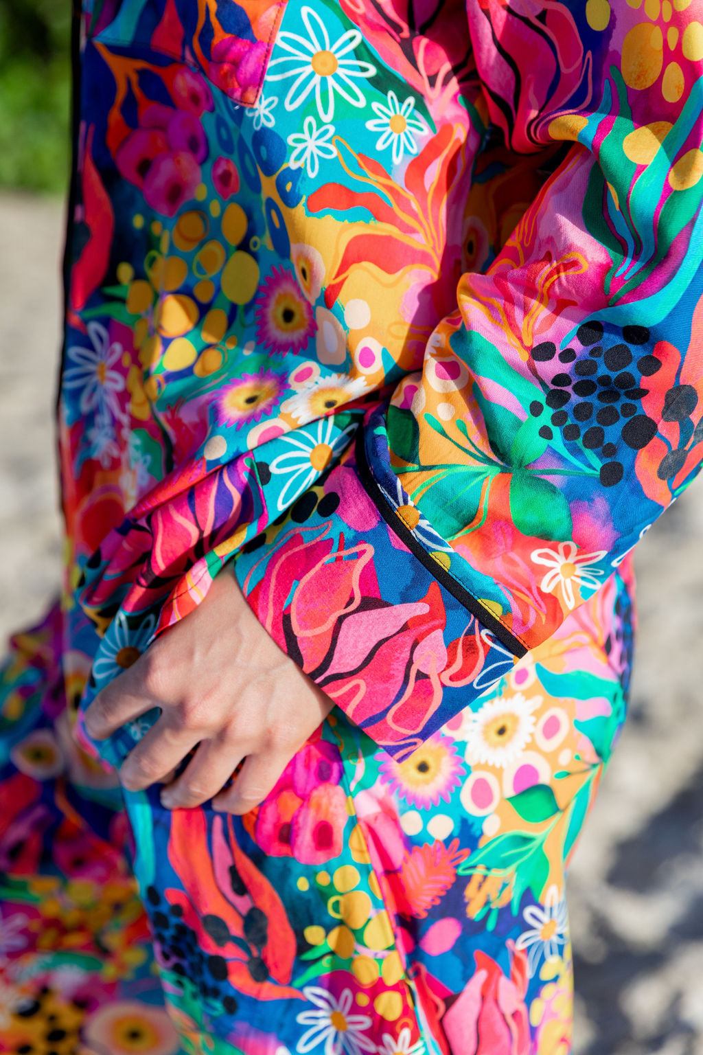 Kasey Rainbow Sundown LS Shirt & Pant Sleepwear Set - Cozy Matching Pajamas for Women | Perfect for Lounging, Sleepovers & Relaxing at Home