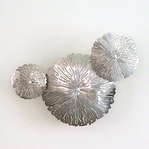 Studio A Lily Pad Clusters - Antique Nickel Finish, Set of 3 (7.9