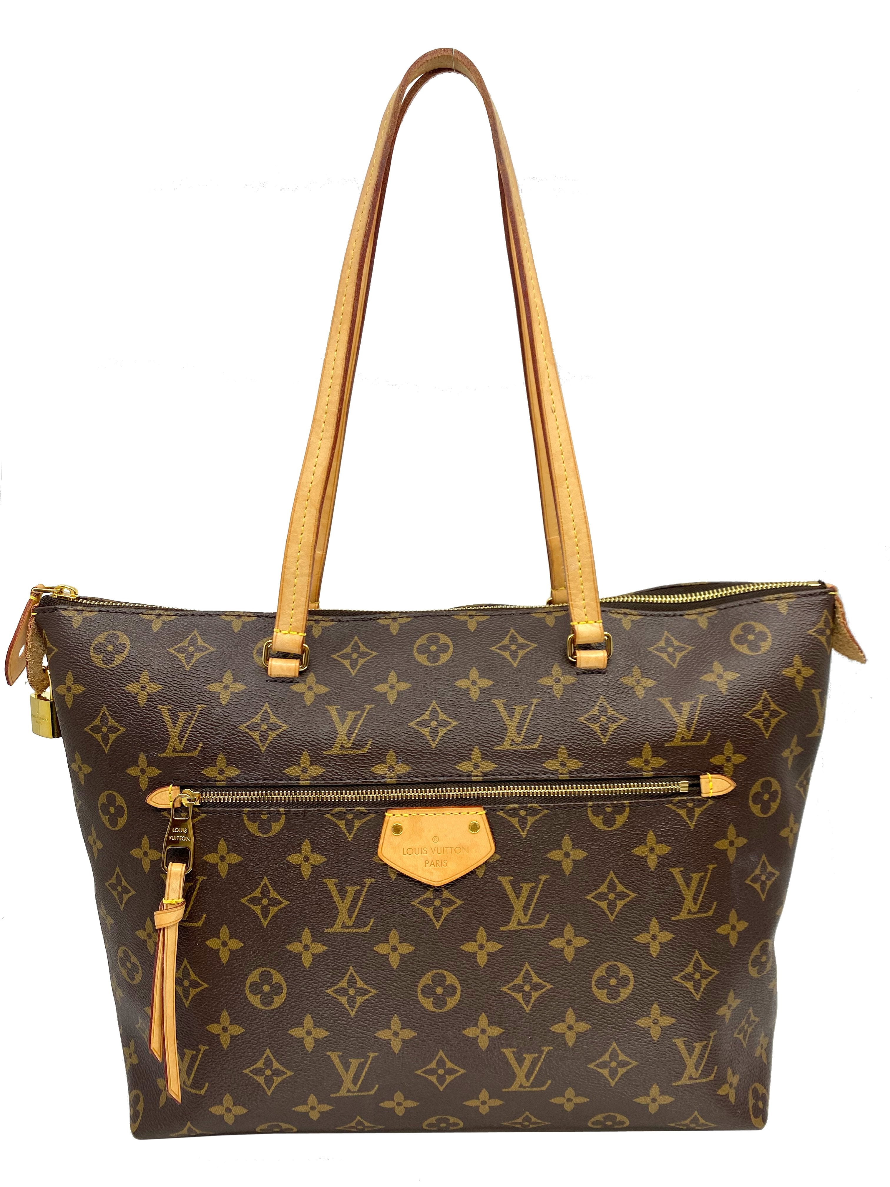 Authentic Louis Vuitton Monogram Canvas Iena MM Tote Bag - Luxury Designer Handbag for Women, Perfect for Work, Travel & Everyday Use
