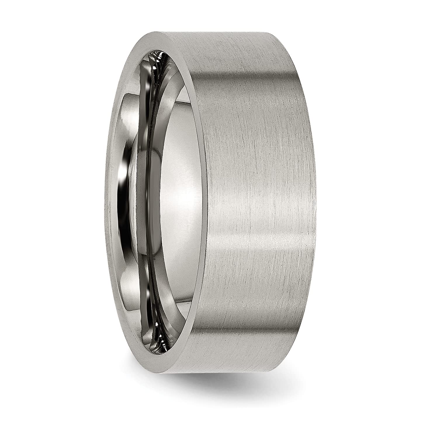 Titanium 8mm Plain Classic Wedding Band Ring for Men & Women - Durable, Hypoallergenic & Comfort Fit - Perfect for Engagement, Anniversary & Everyday Wear