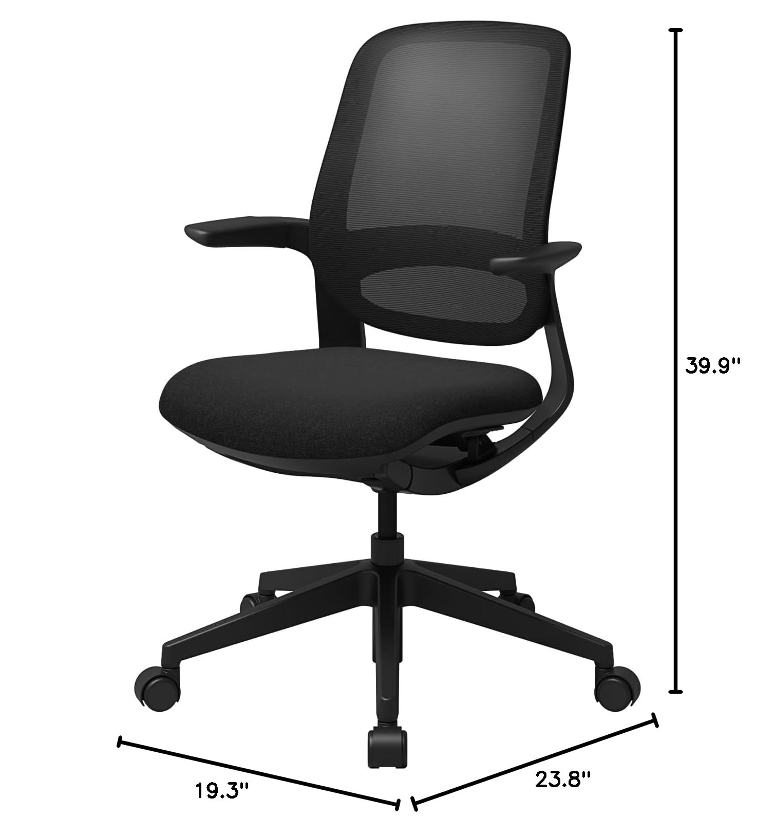 SIDIZ T25 Compact Ergonomic Office Chair for Petite Women (4'9