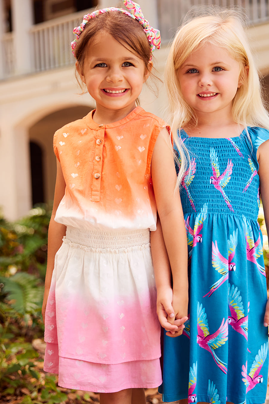 Girls Two-Tone Heart Print Dress by Hatley | Cute & Comfortable Outfit for Playdates, Parties & Everyday Wear