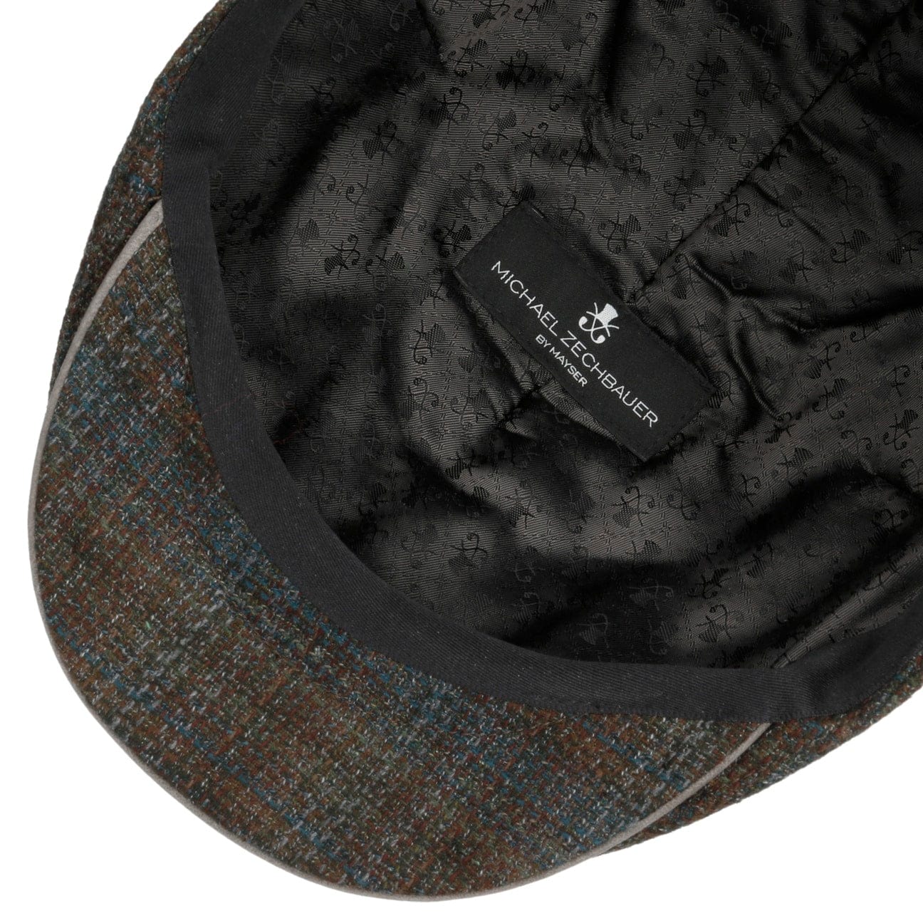 Mayser Marzio Check Zechbauer Flat Cap - Stylish Wool Men's Hat for Casual & Formal Wear | Perfect for Autumn, Winter & Outdoor Activities