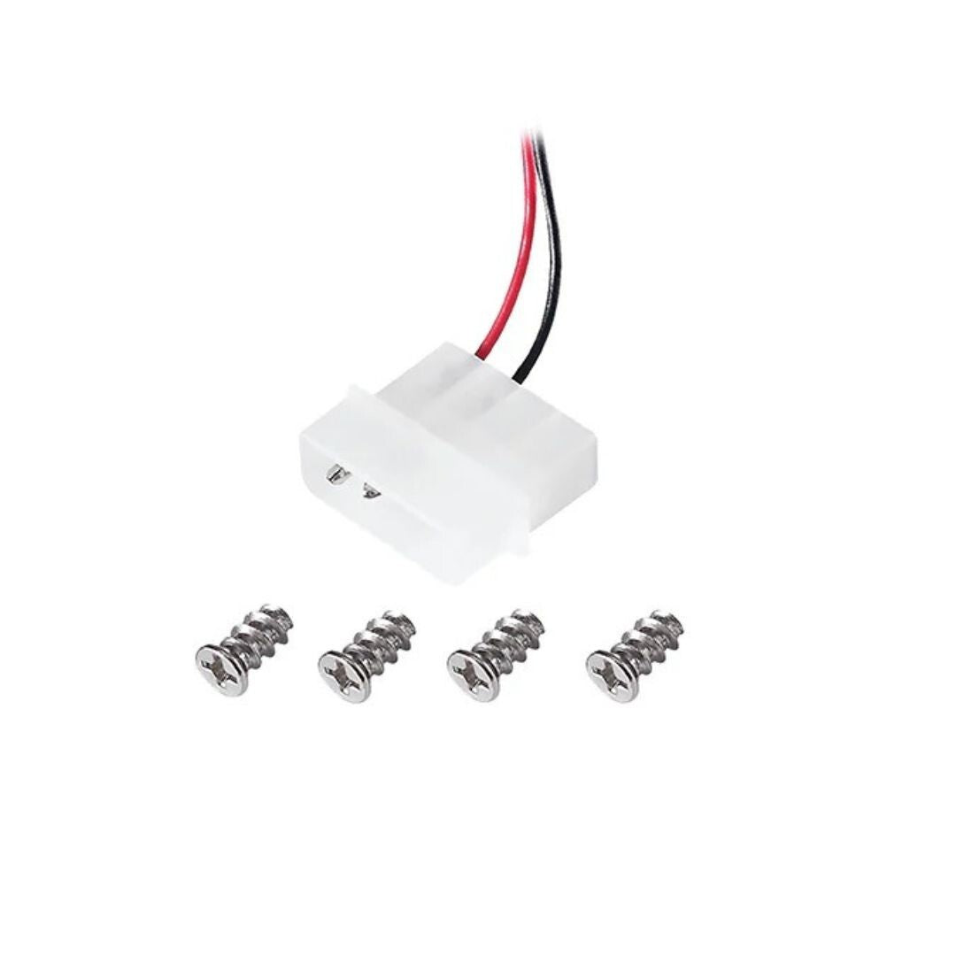 80mm Hydro Bearing PC Case Fan with Molex Connector - Ultra Quiet 20dB - Ideal for Gaming PC, Computer Case Cooling & Server Cooling (Model: DP FDC XF80)