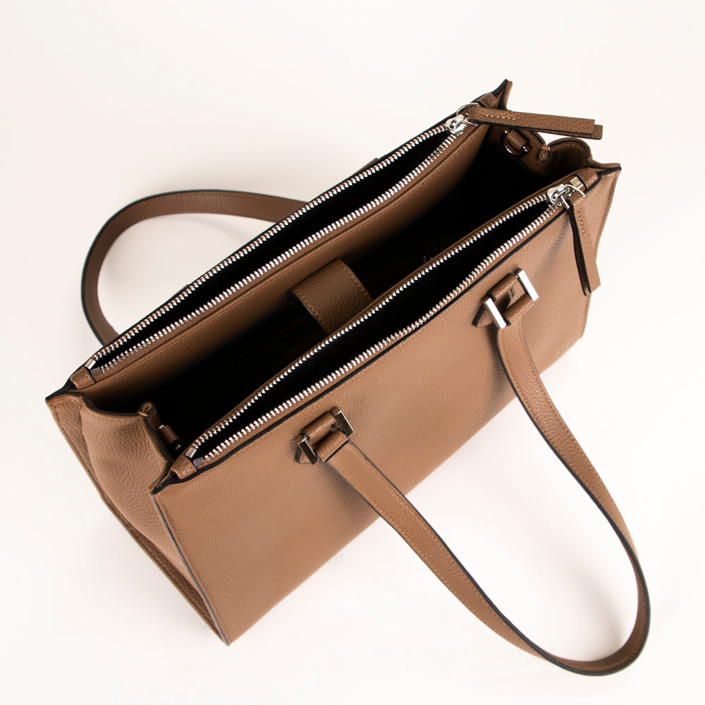 Premium RFID Blocking Leather Tote Bag for Women - Anti-Theft Travel & Work Purse - Stylish Crossbody & Shoulder Bag for Commuting, Shopping & Office Use