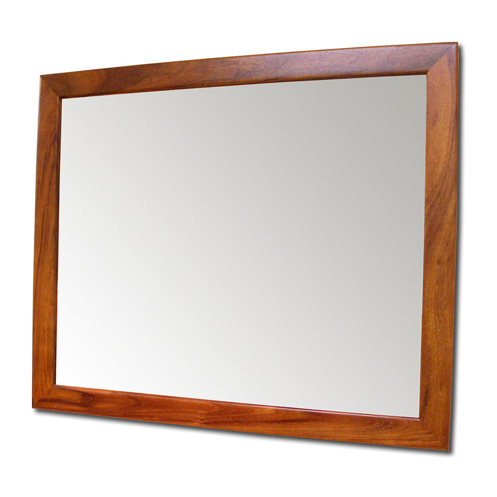 Elegant Plantation Wall Mirror - Vintage Wooden Full-Length Mirror for Bedroom, Living Room & Entryway - Perfect for Home Decor & Interior Design