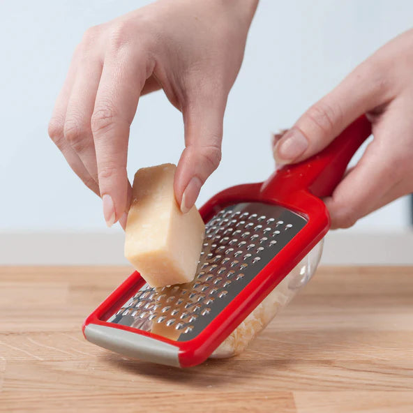 Premium Mini Fine Grater - Stainless Steel Microplane for Zesting, Grating Cheese & Spices - Perfect for Kitchen, Baking & Garnishing