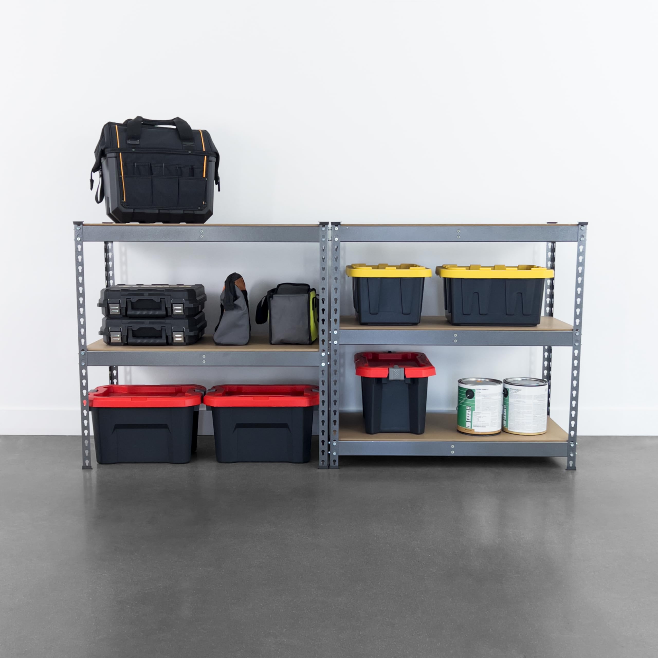 MonsterRax 5-Tier Heavy Duty Steel Garage Shelving - 18