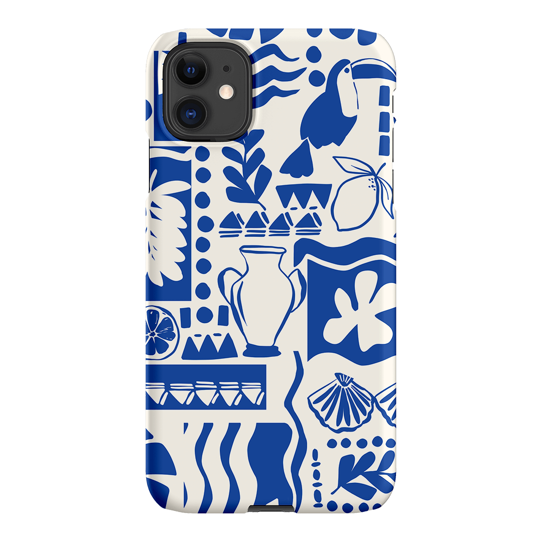 Stylish Toucan Blue Tropical Design Phone Case - Durable & Trendy Cover for iPhone & Samsung - Perfect for Beach Vacations & Summer Outings