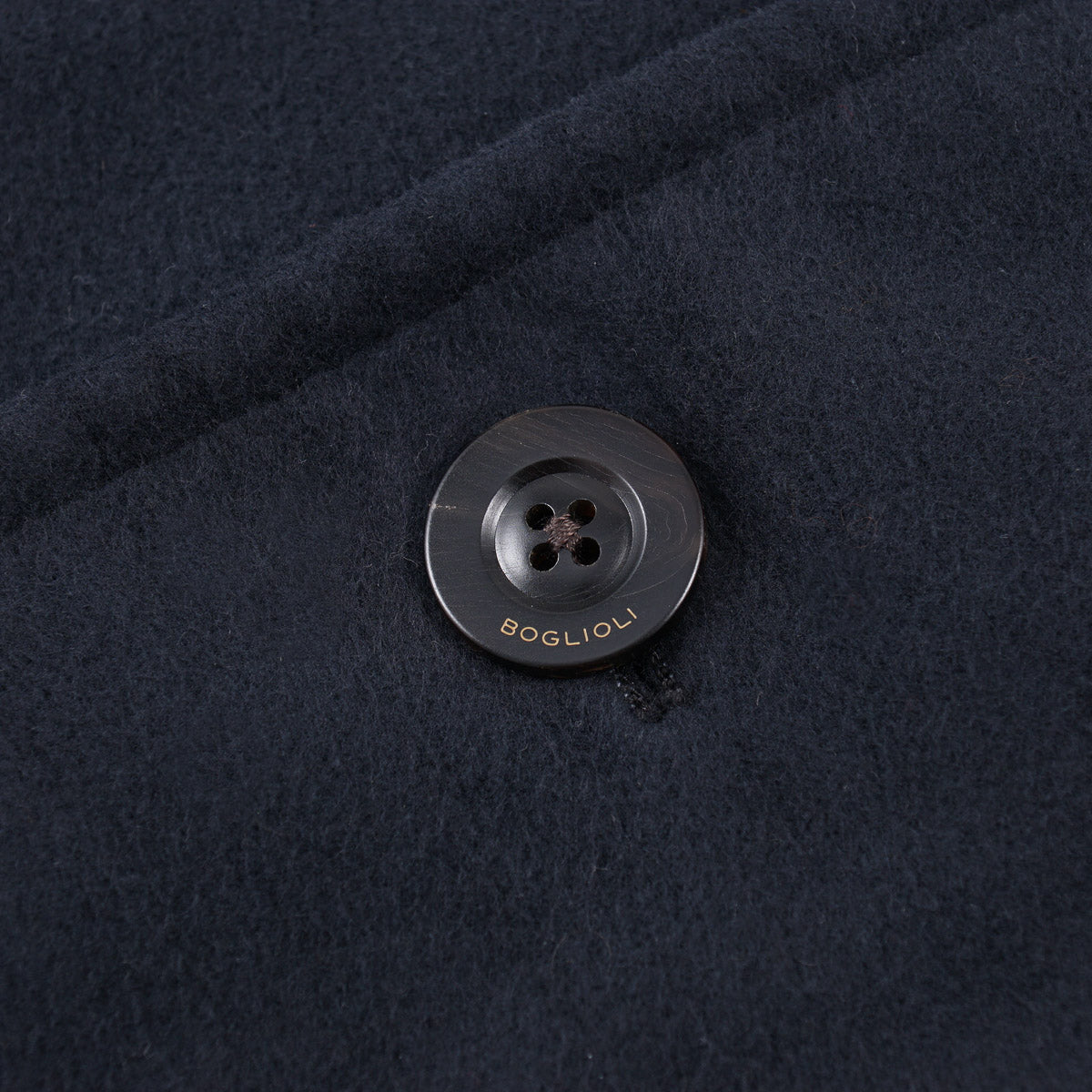 Boglioli Men's Brushed Moleskin Cotton Overcoat - Premium Winter Coat for Business Casual & Formal Occasions
