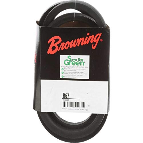 Browning B67 B-V Belt 70 Inch Length - Heavy Duty Replacement Belt for Lawn Mowers, Tractors & Agricultural Equipment - In Stock Now