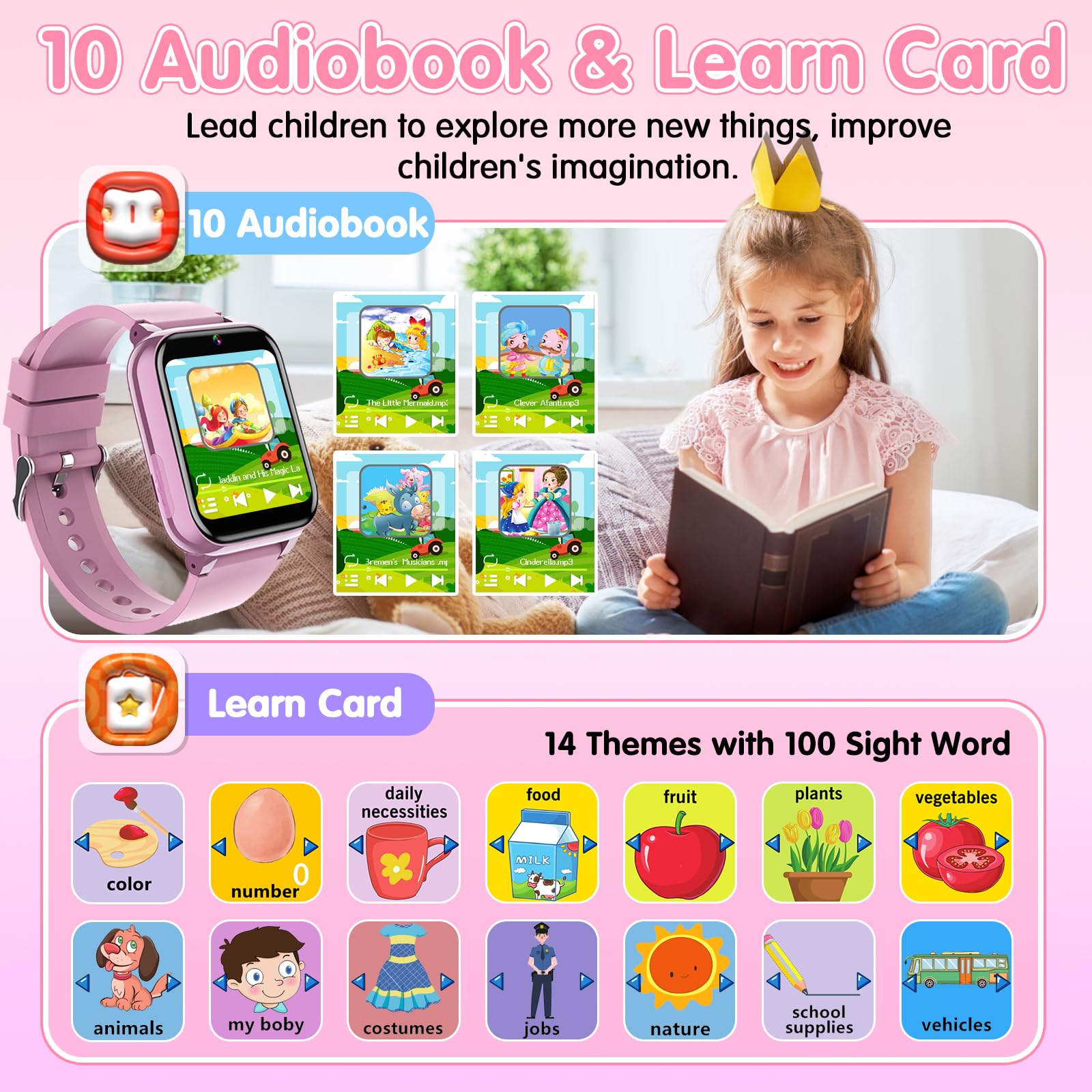 Kids Smart Watch with 26 Games & Camera - Perfect for 3-12 Year Olds