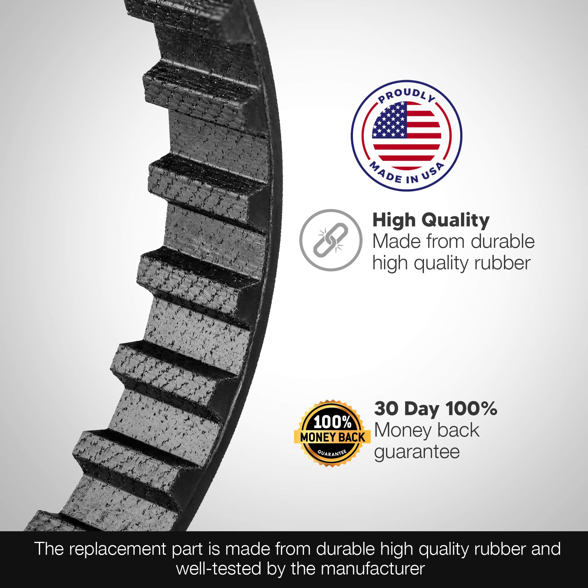 SEARS CRAFTSMAN 351.224010 Urethane Band Saw Tires Set with High Strength Rubber Drive Belt - Replacement Parts for Band Saw Maintenance & Woodworking Projects