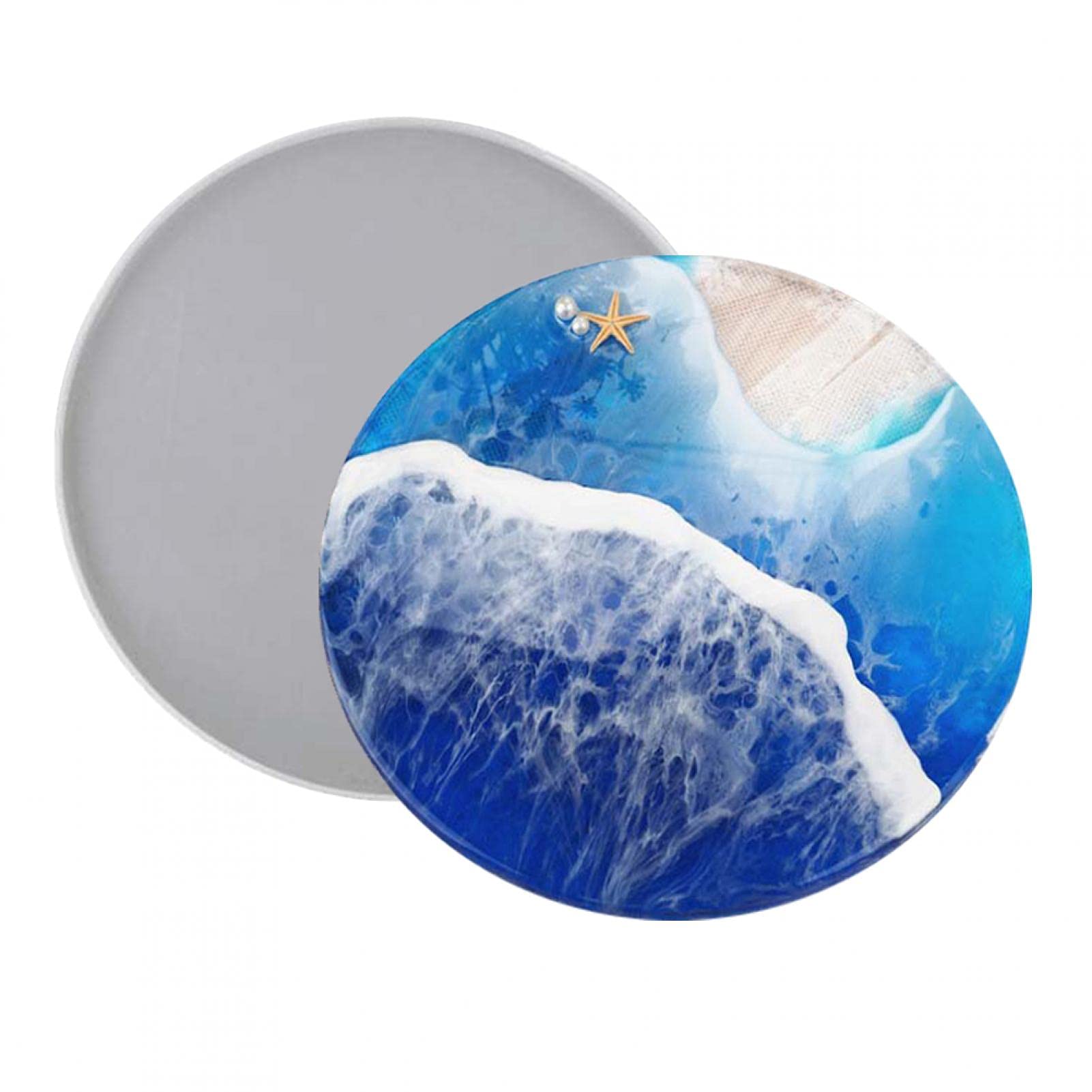 Premium 11.8 Inch Silicone Resin Tray Molds - Round Rolling Tray for Epoxy Resin Casting, DIY Jewelry Making & Home Decor - Perfect for Craft Projects, Resin Art & Smoking Accessories Storage
