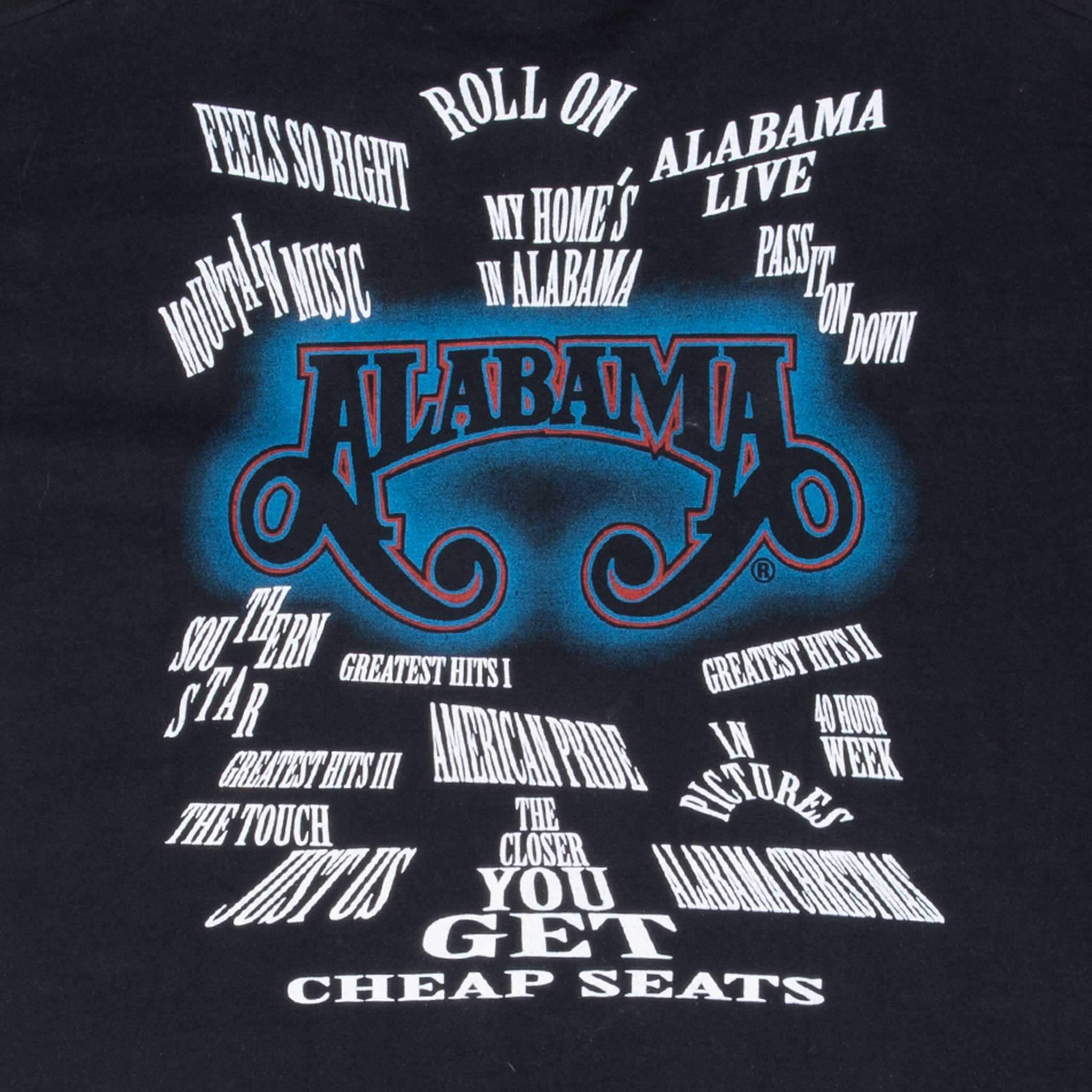 Vintage Alabama 1996 Graphic Tee Shirt XL - Made in USA - Retro College Football Fan Apparel for Men & Women