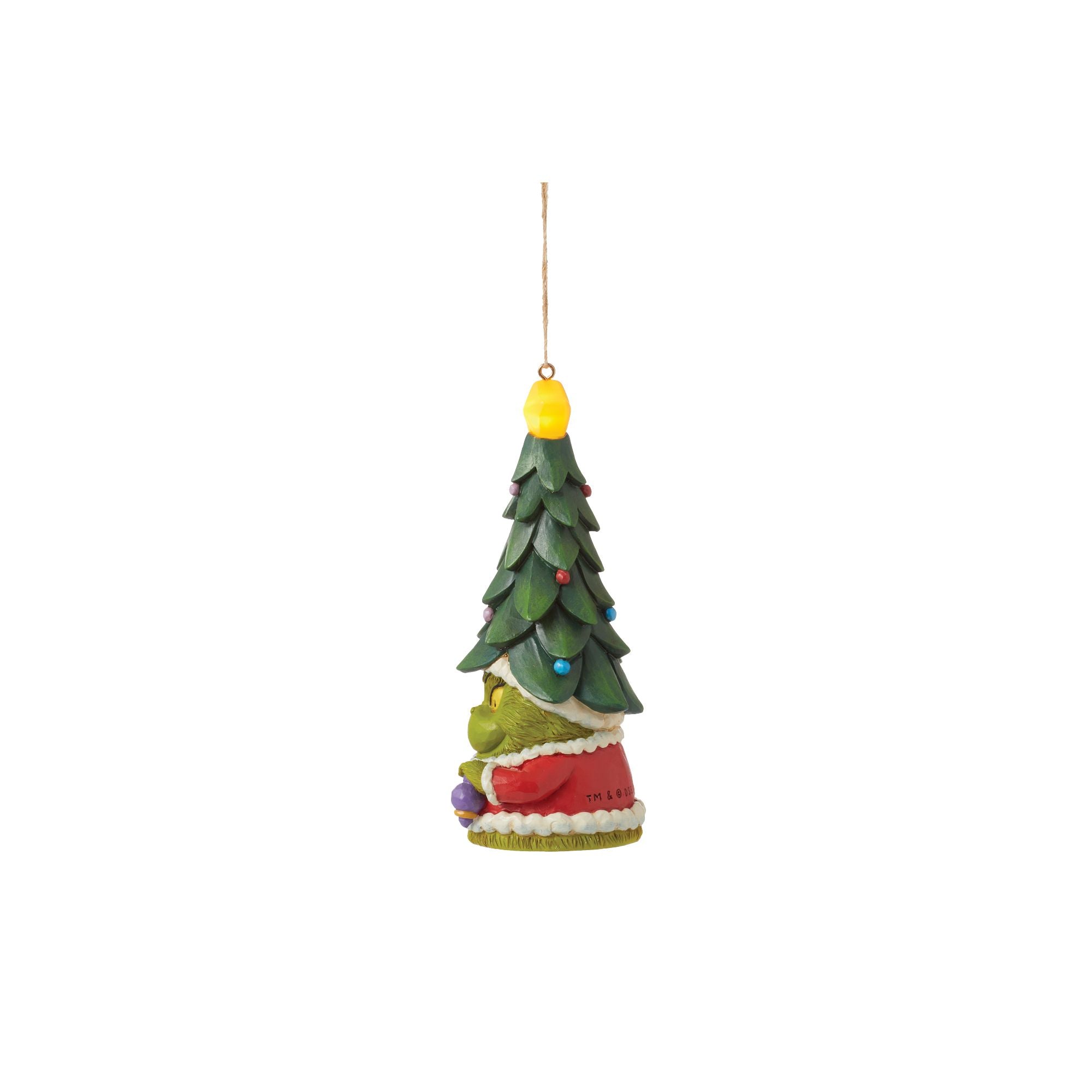 Festive Grinch Gnome with Christmas Tree Hat - Perfect for Holiday Decor, Party Favors & Gift Giving