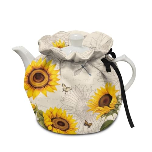 Vintage Butterflies Sunflower