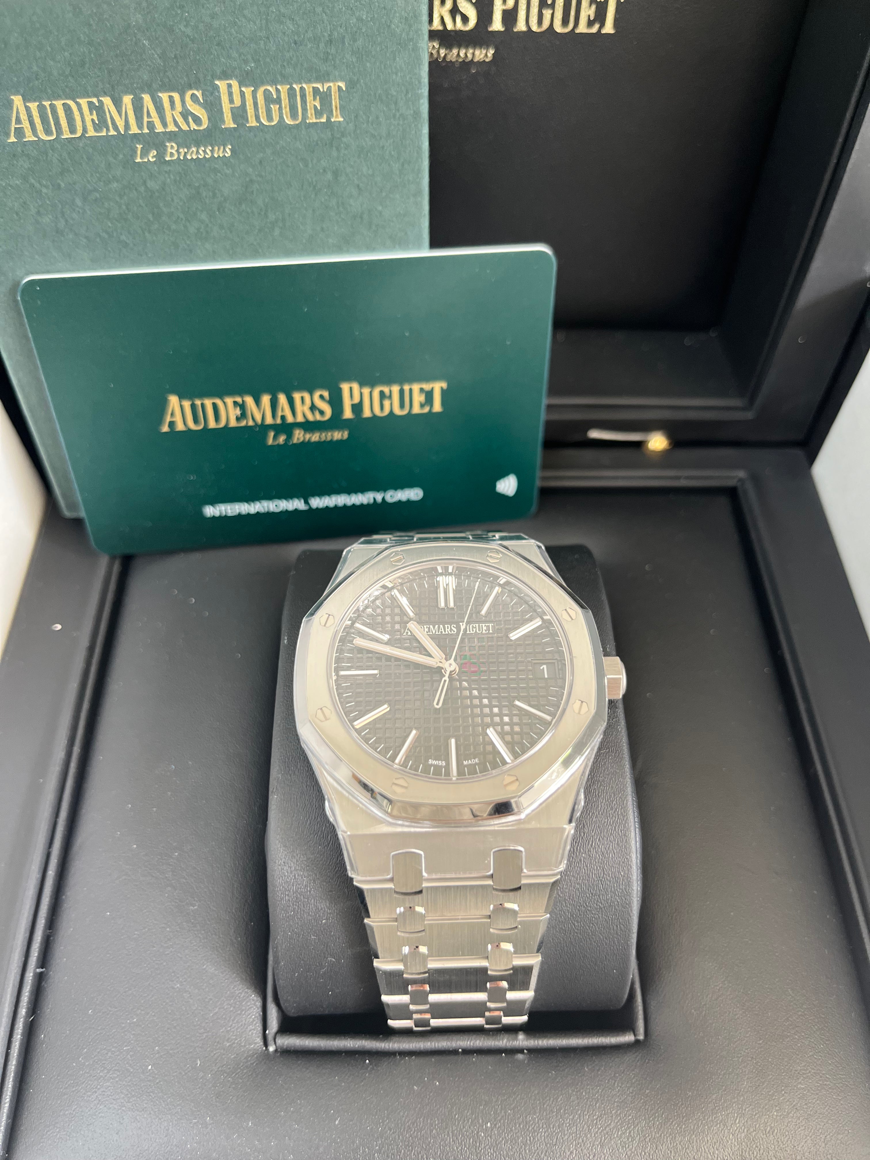 Audemars Piguet Royal Oak Selfwinding 50th Anniversary Watch - 15510ST.OO.1320ST.05 - Luxury Grey Dial Stainless Steel Men's Timepiece for Business & Formal Occasions
