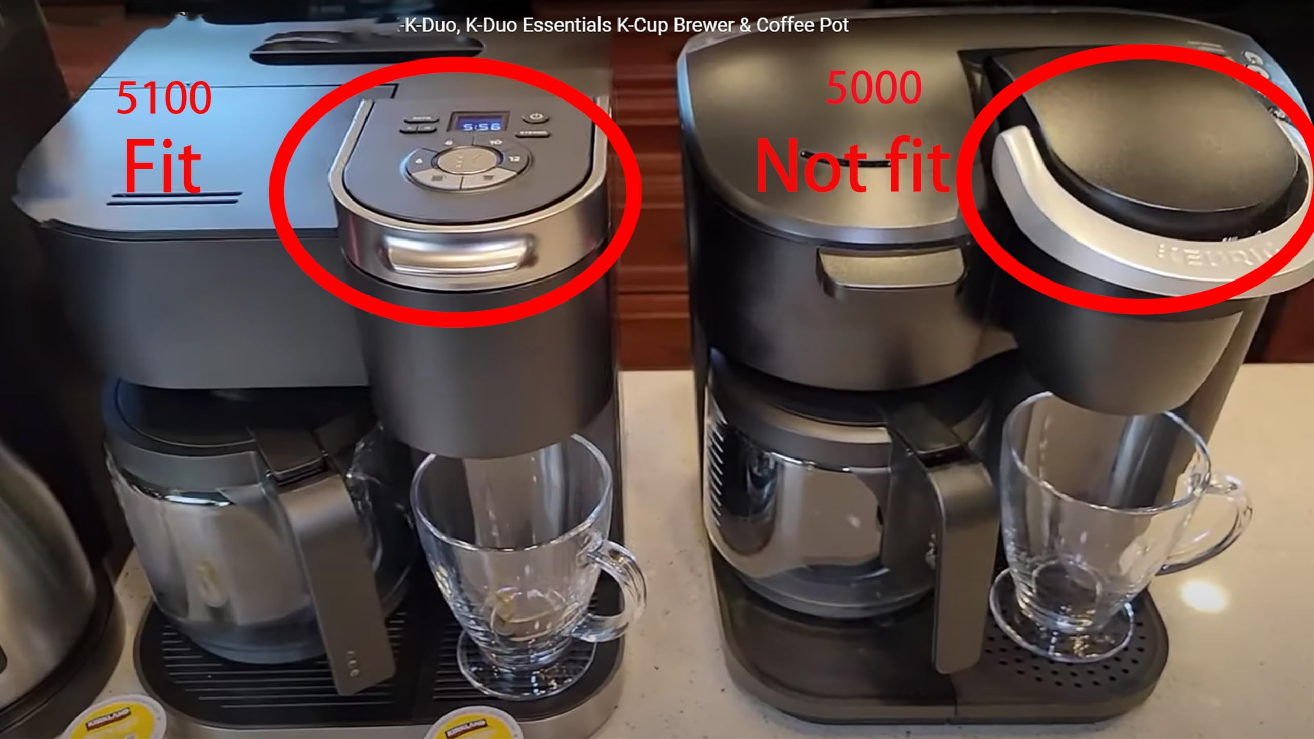 12-Cup Glass Coffee Carafe for Keurig K-Duo 5100 Coffee Maker - Replacement Thermal Carafe with Lid (Not Compatible with K-Duo Essentials 5000) - Perfect for Home, Office, and Entertaining Guests