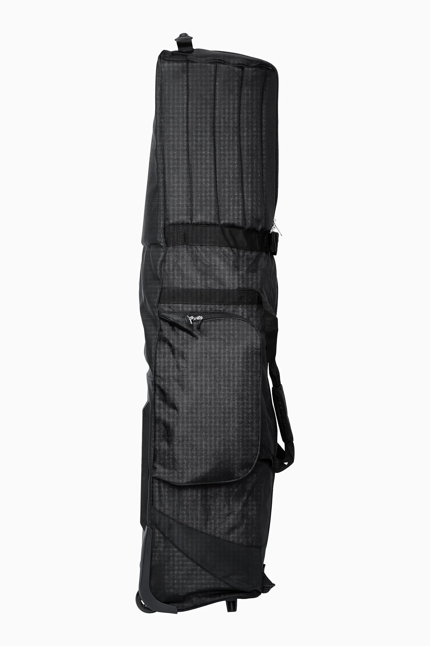 PXG Golf Bag Travel Cover with Wheels - Lightweight Nylon Carry Straps, Top Handle & Durable Base - Black | Perfect for Air Travel & Golf Course Protection