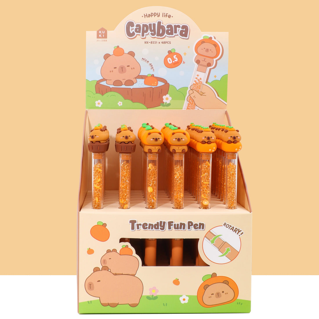 Premium Capybara Crystal Gel Pen - Smooth Writing, Vibrant Colors - Perfect for Journaling, Note Taking & Gift Giving