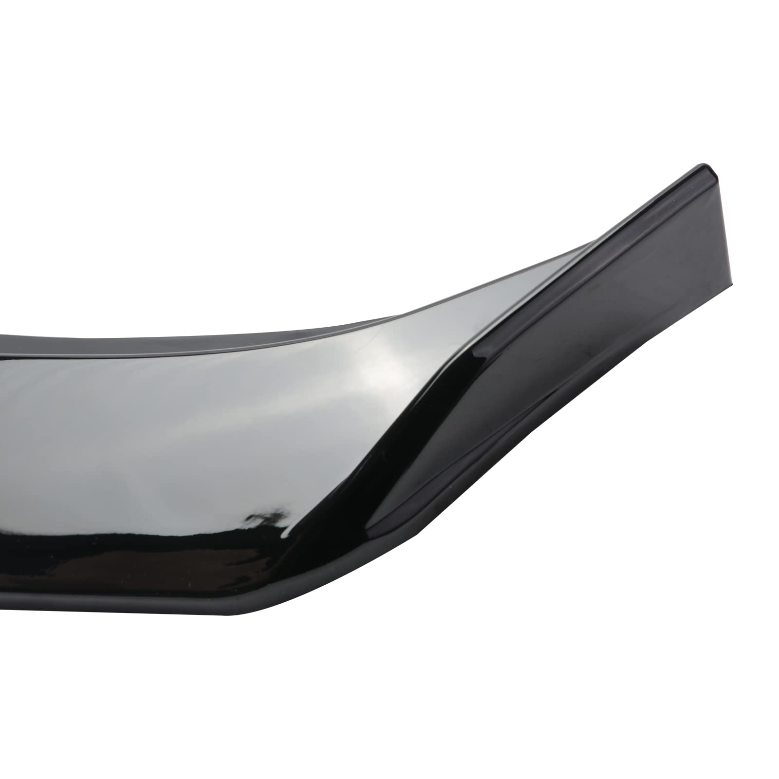 Glossy Black ABS Front Bumper Lip Splitter Spoiler for 2016-2022 Chevy Camaro SS, 2019-2022 LS LT RS - Enhances Aerodynamics & Style for Street Racing & Car Shows