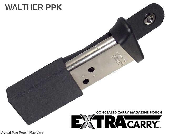Walther PPK 380 7 Round Magazine Pouch - Concealed Carry Holster Accessory for Compact Pistols | Perfect for Range Shooting, Self Defense & Everyday Carry (EDC)