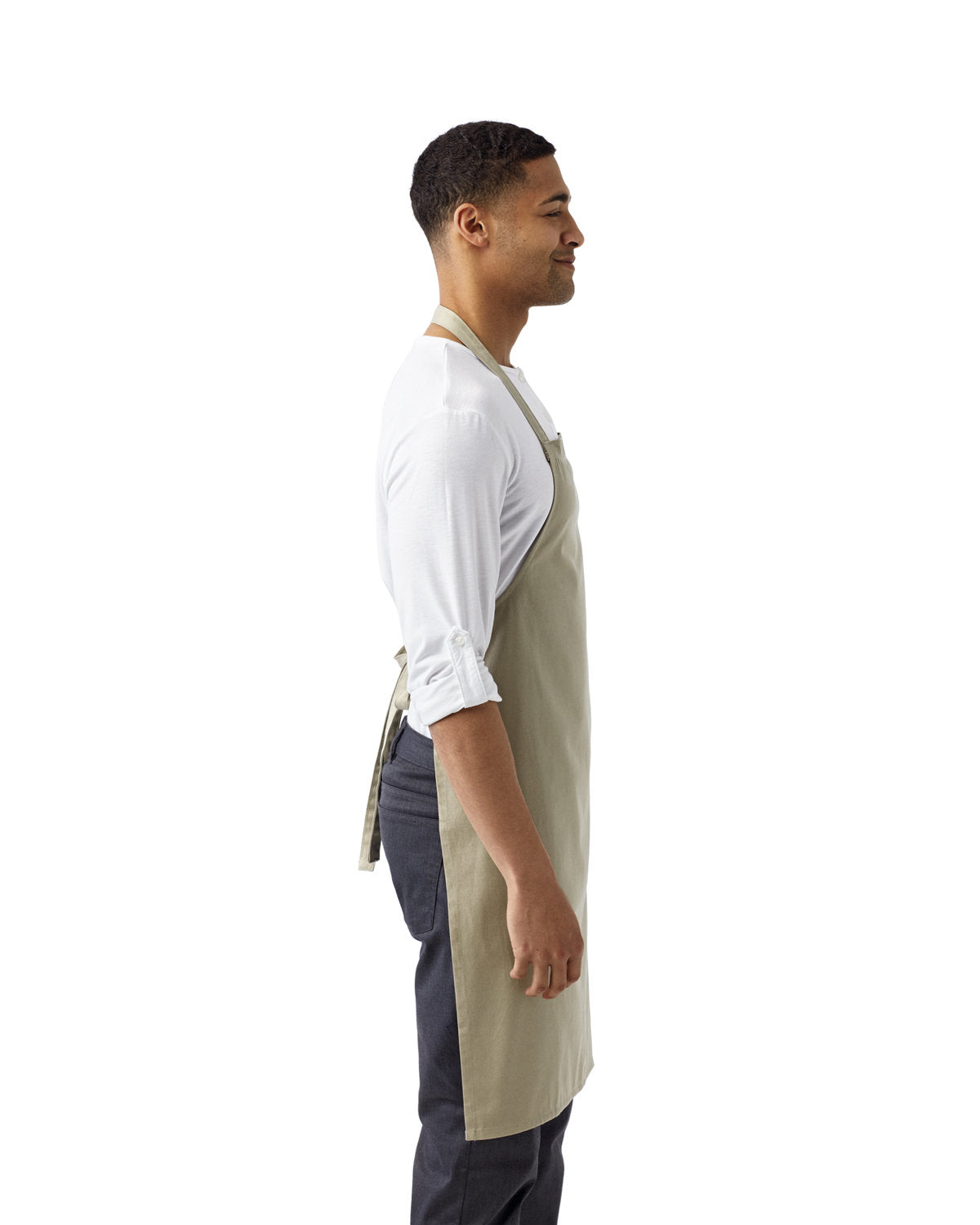 Reprime RP102 Organic Cotton Bib Apron - Premium Artisan Collection for Cooking, Baking & Grilling - Eco-Friendly Kitchen & BBQ Accessory for Chefs & Home Cooks