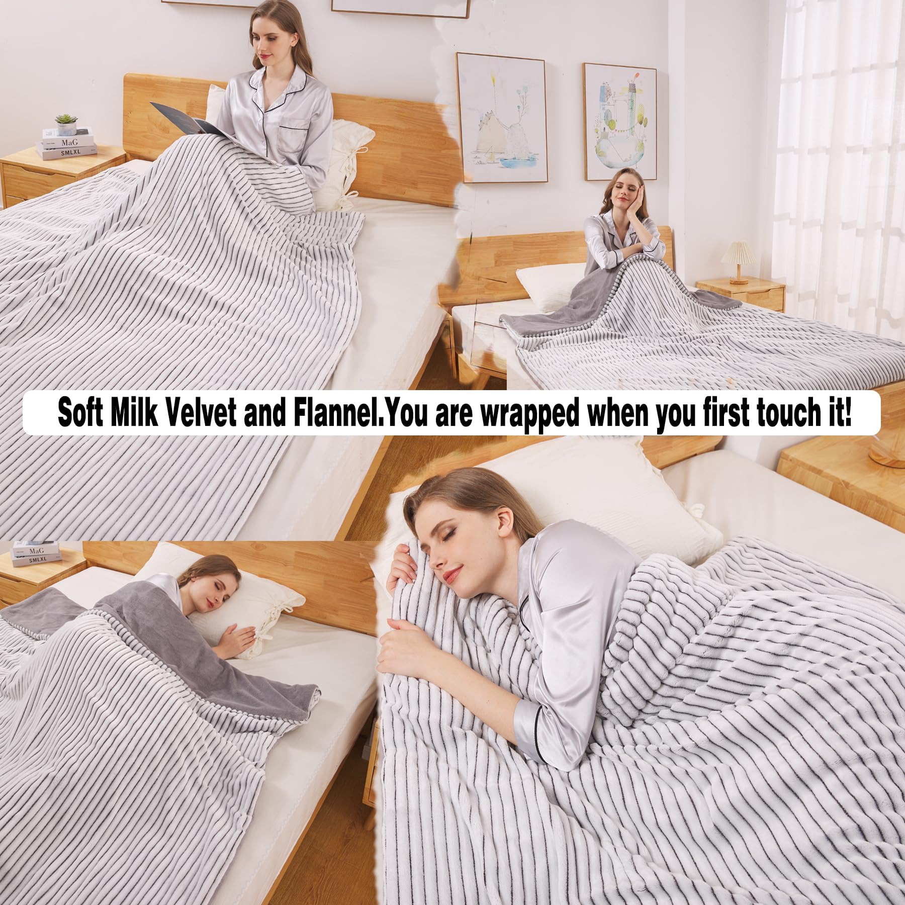ZonLi 15lbs Heated Weighted Blanket - 60