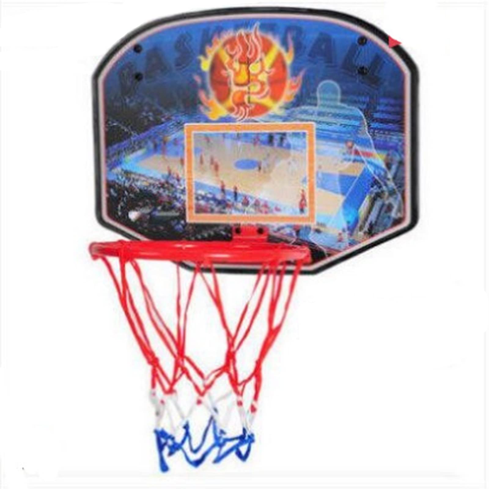 ZJMAMA Mini Basketball Hoop Set - Adjustable Indoor & Outdoor Basketball Rim for Kids with Net, Backboard & Ball - Perfect for Fence, Door, Wall or Playroom - Fun Sports Toy Gift for Boys, Girls, Toddlers & Children (Great for Birthday, Christmas & Outdoor Play)