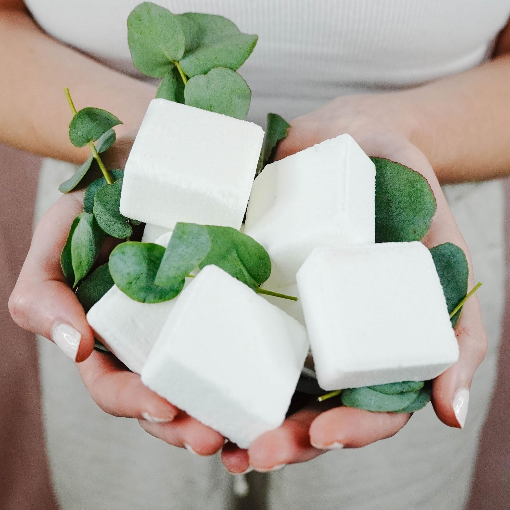 Aromatherapy Shower Steamers with Eucalyptus Essential Oil - Natural USA-Made Shower Bombs for Cold Relief & Relaxation, Spa Gifts for Women & Men, Perfect Self Care Gifts for Stress Relief & Better Sleep - Use in Bathroom for Ultimate Spa Experience at Home