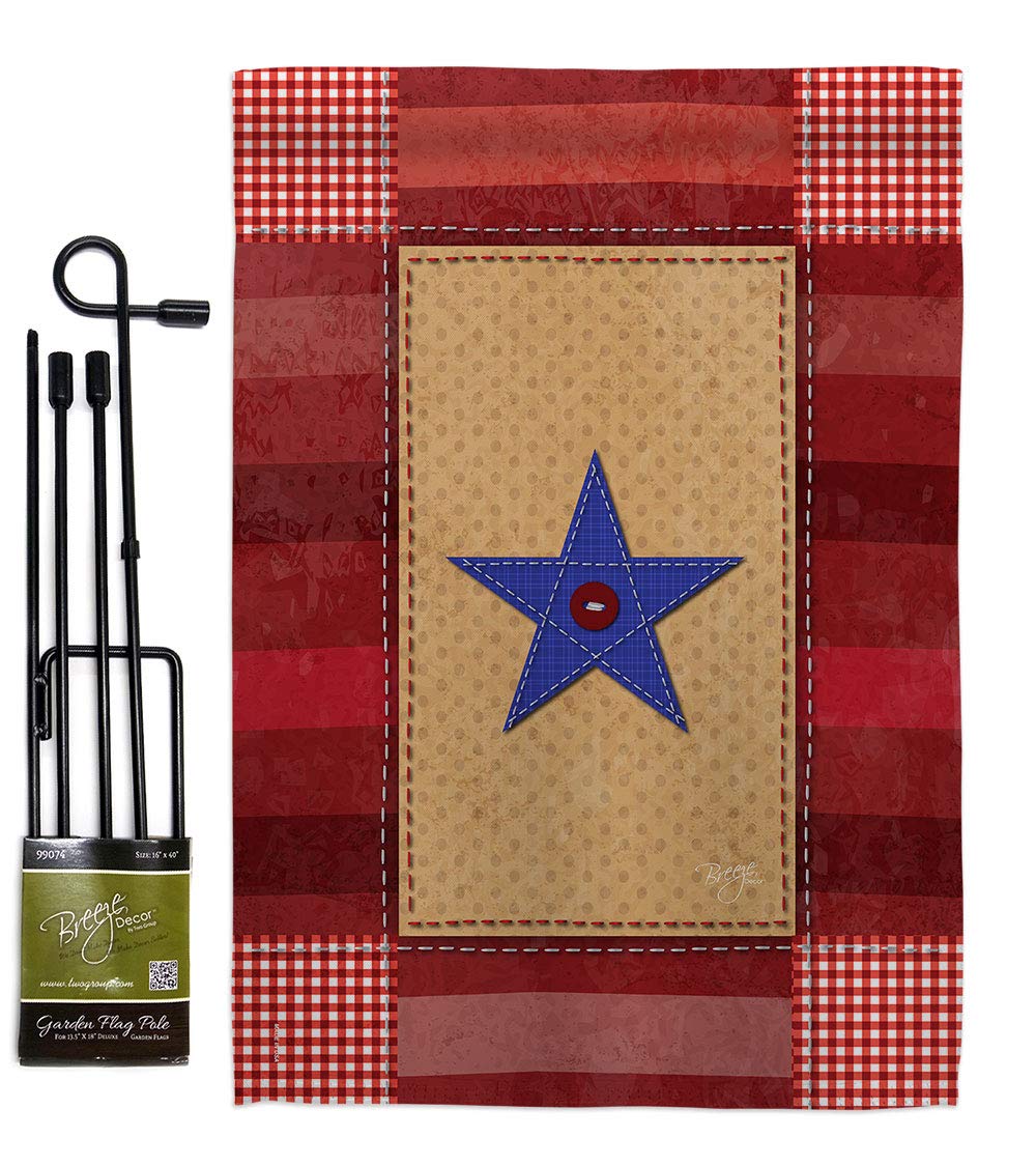 USA Made Armed Forces Garden Flag Set - Double-Sided Military Veteran Yard Decor for Patriotic Homes