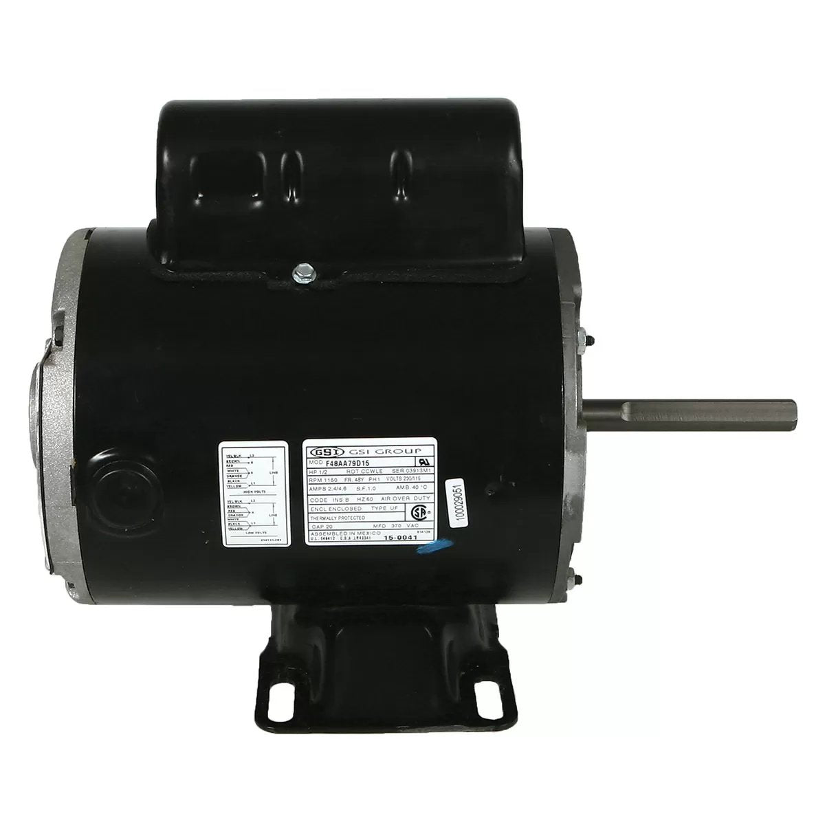 AP® Direct Drive Fan Motor 1/2 HP, 1150 RPM - High Efficiency HVAC Replacement Part for Commercial & Residential Use